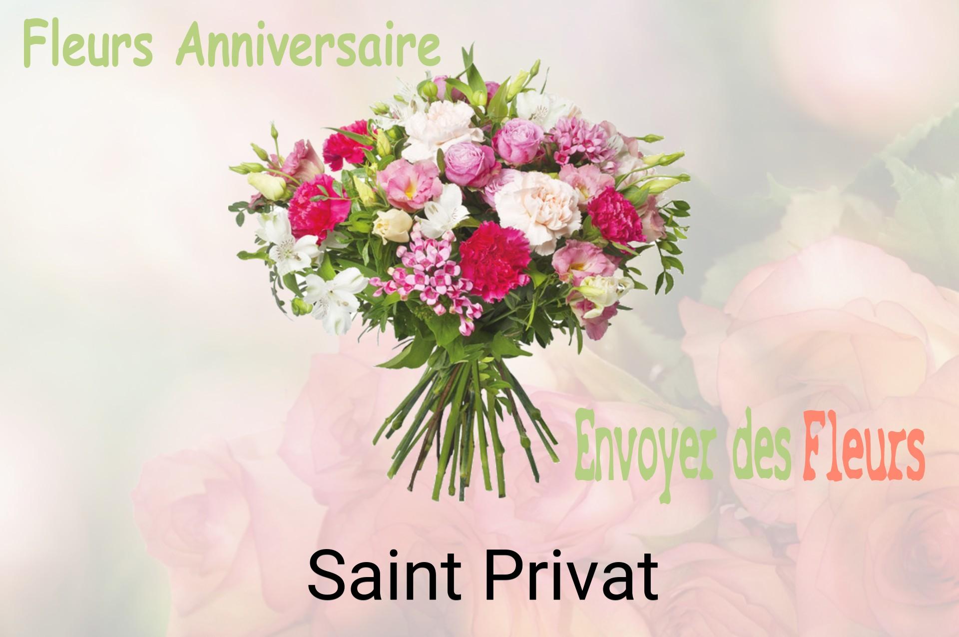Bouquet de fleurs d’anniversaire livré à Saint-Privat